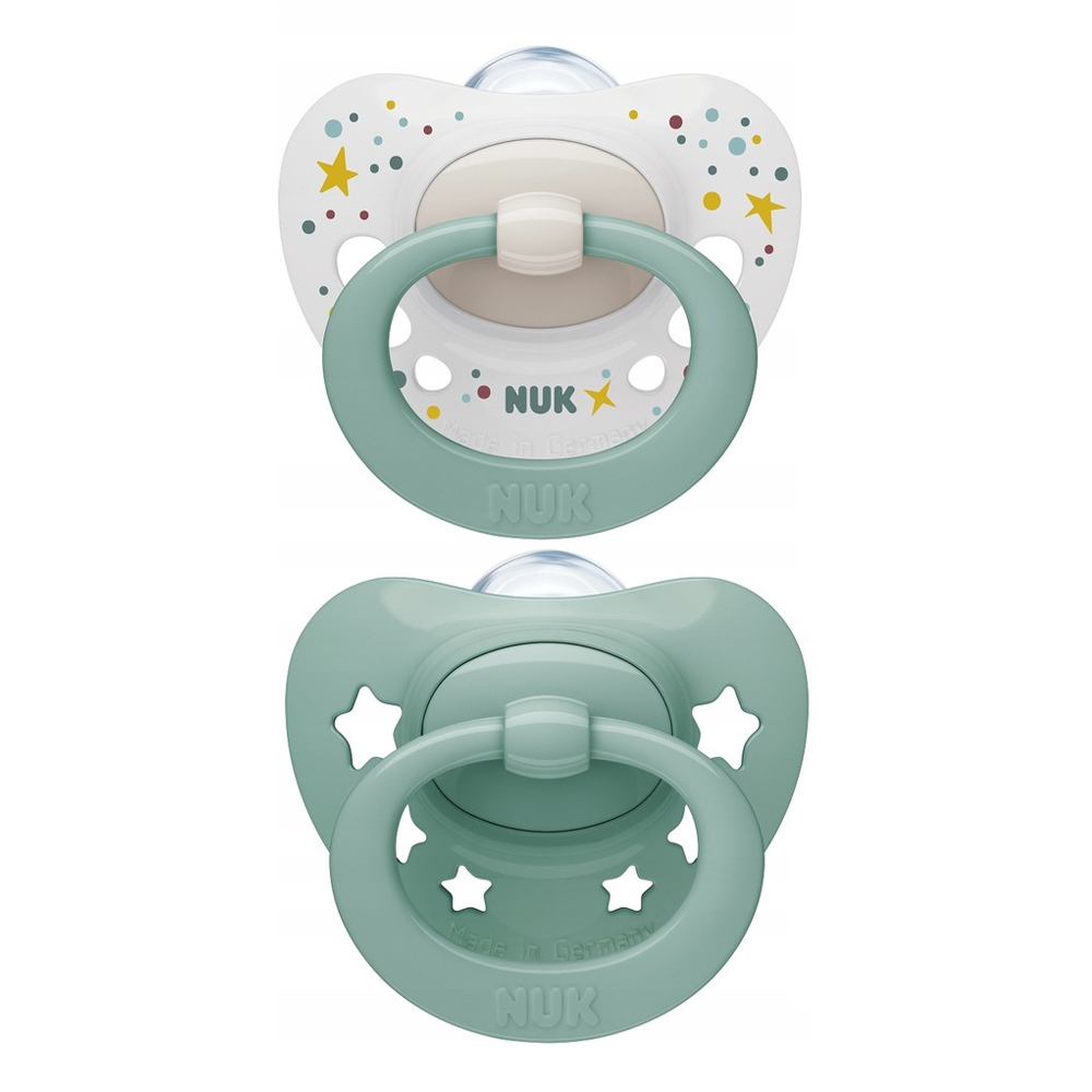 NUK - FAMILY LOVE Πιπίλα Σιλικόνης 0-6m - 2τεμ.